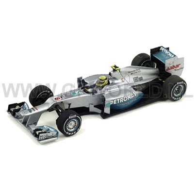 Miniature F1 Mercedes W03 2012 - Michael Schumacher (Belgique) - Minichamps 1/43 - Série 500 Pcs